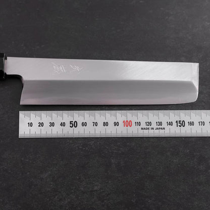 Usuba(Kanto) White Steel #2 Kasumi Buffalo Ebony Handle 165mm