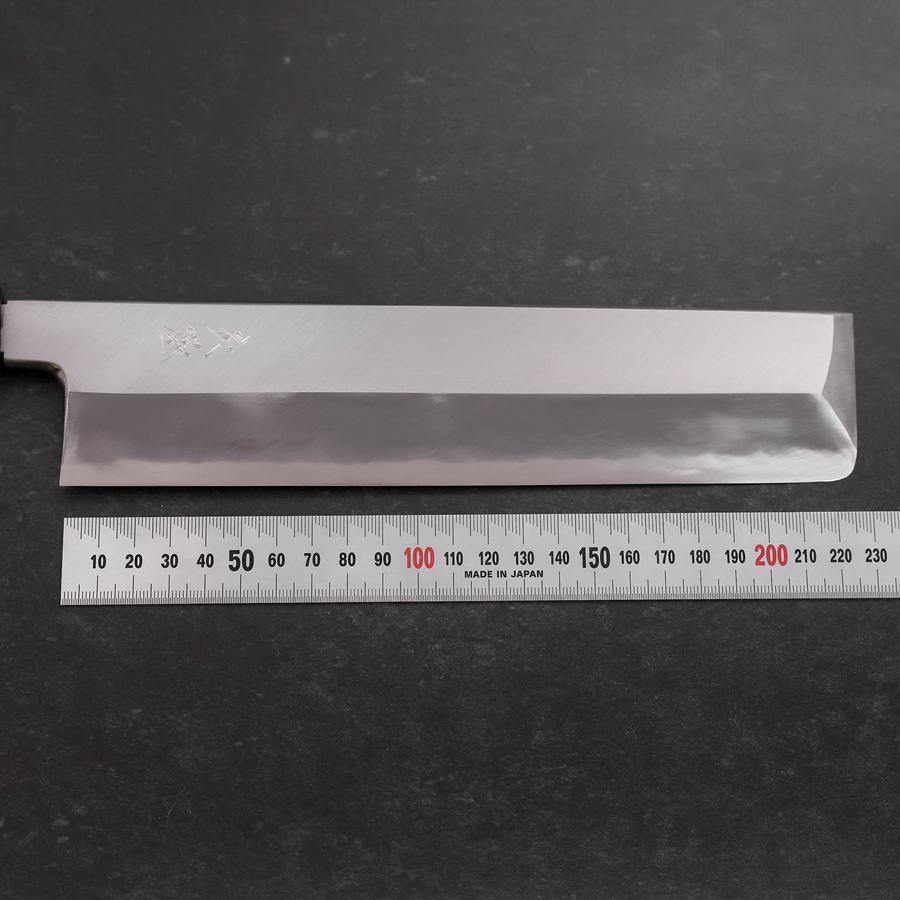 Usuba(Kanto) White Steel #2 Kasumi Buffalo Walnut Handle 240mm