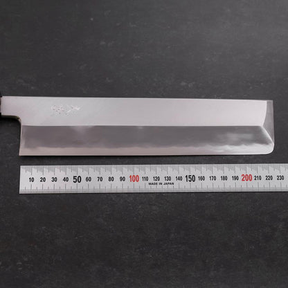 Usuba(Kanto) White Steel #2 Kasumi Buffalo Walnut Handle 240mm