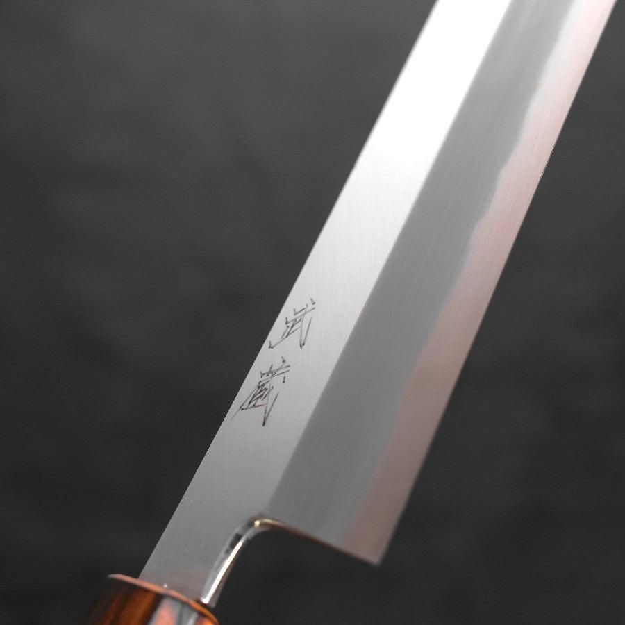 Usuba(Kanto) White Steel #2 Kasumi Sumi Urushi Handle 180mm