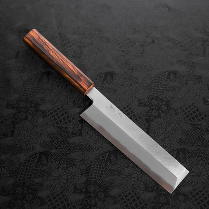 Usuba(Kanto) White Steel #2 Kasumi Sumi Urushi Handle 180mm