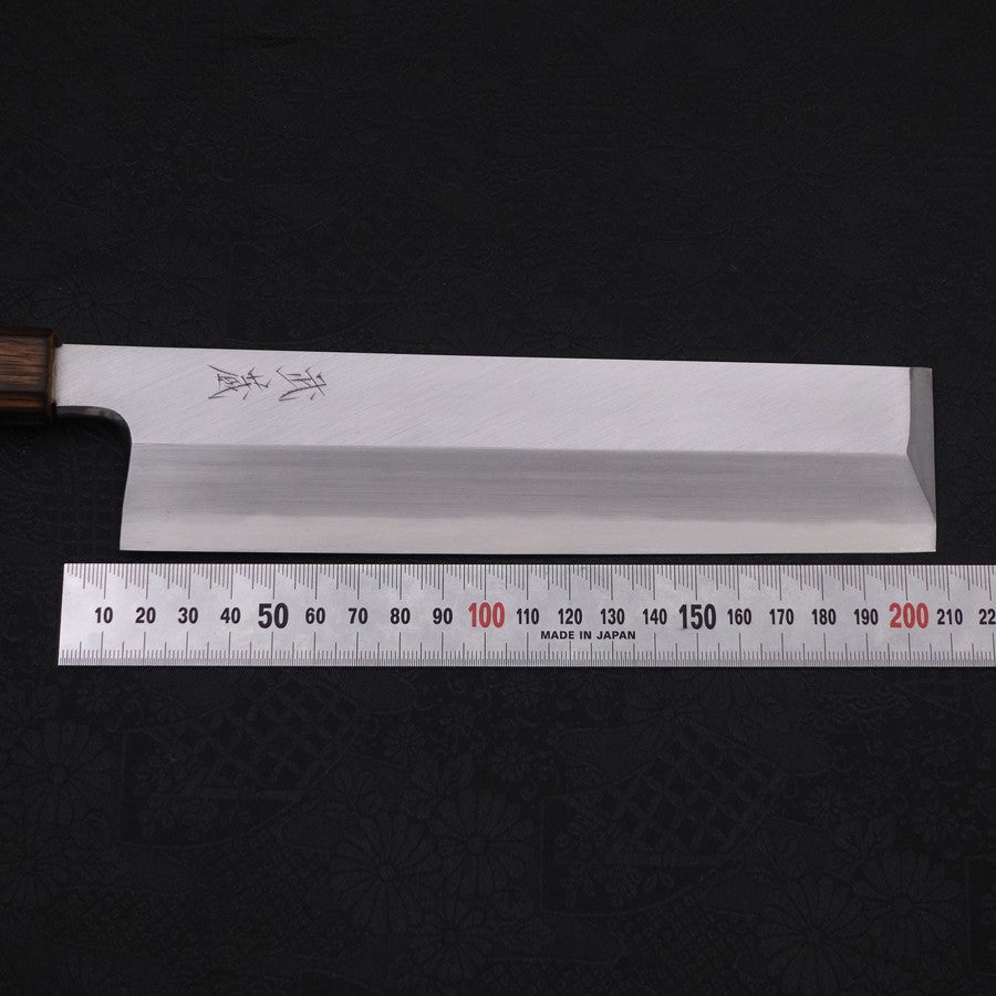 Usuba(Kanto) White Steel #2 Kasumi Sumi Urushi Handle 210mm