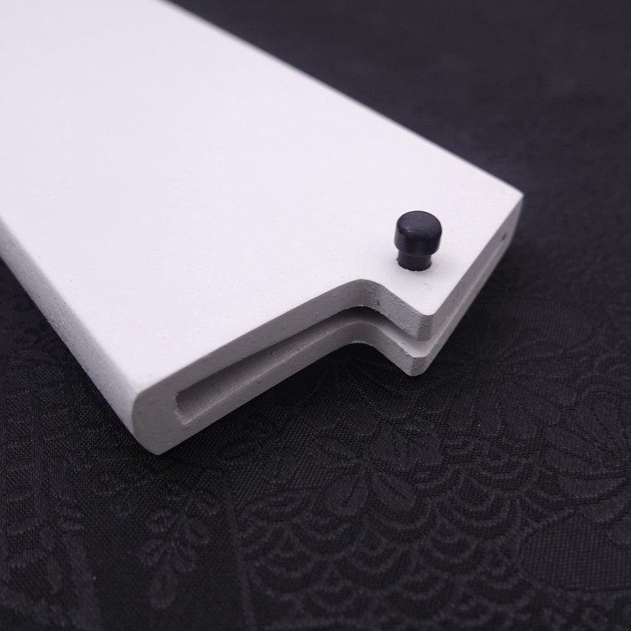 White-Ishime Saya Sheath for Nakiri Knife with Pin, 165mm
