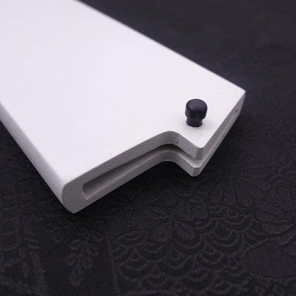 White-Ishime Saya Sheath for Nakiri Knife with Pin, 165mm