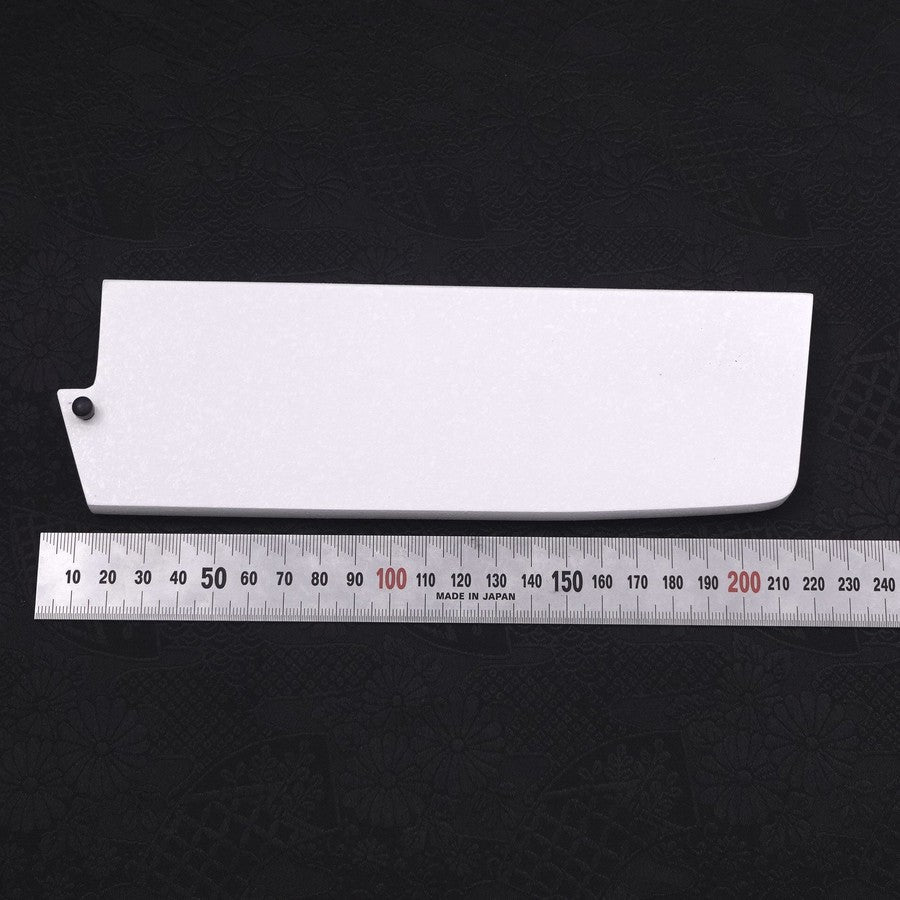 White-Ishime Saya Sheath for Nakiri Knife with Pin, 165mm