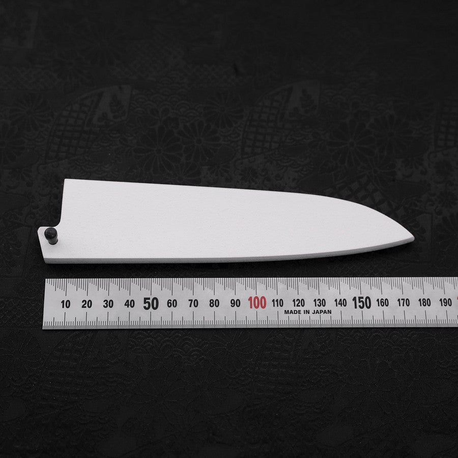 White-Ishime Saya Sheath for Western Petty with Pin 135mm