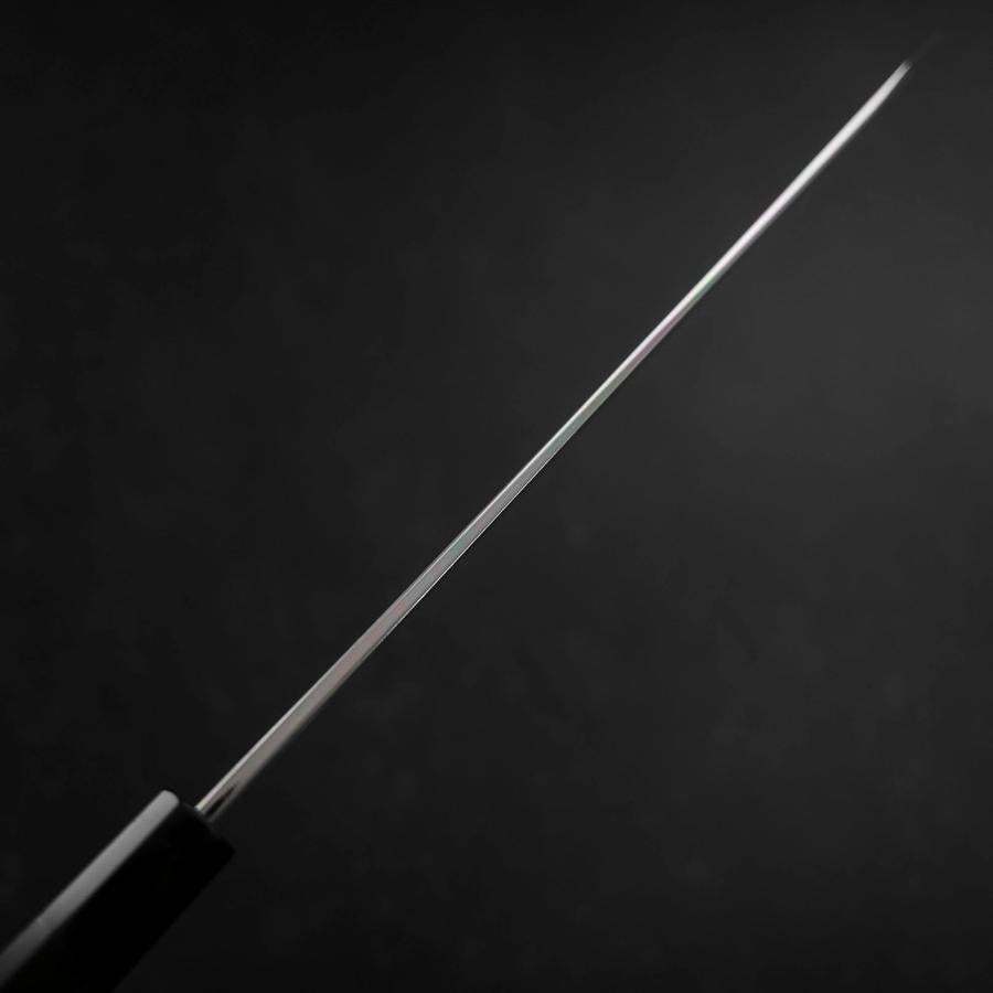 Yanagi Kiritsuke Blue Steel #1 Suminagashi Buffalo Ebony Handle With Sheath 270mm