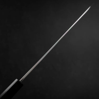 Yanagi Kiritsuke Blue Steel #1 Suminagashi Buffalo Ebony Handle With Sheath 270mm