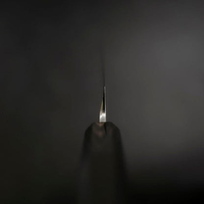 Yanagi Kiritsuke Blue Steel #1 Suminagashi Buffalo Ebony Handle With Sheath 300mm