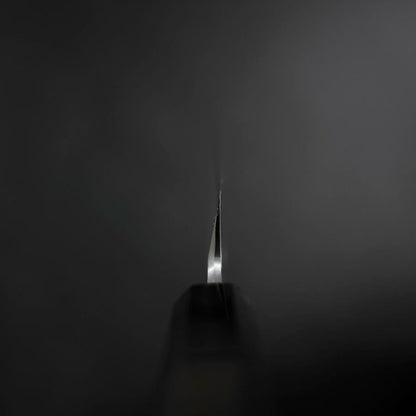 Yanagi Kiritsuke Blue Steel #1 Suminagashi Buffalo Ebony Handle With Sheath 330mm