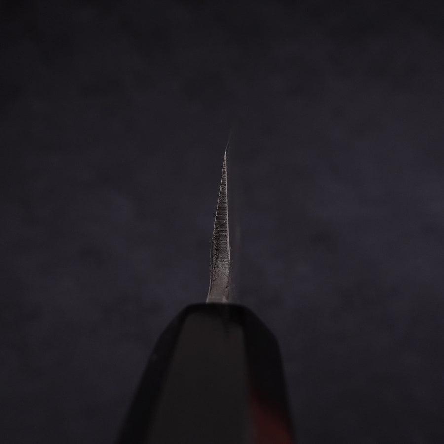 Yanagi Kiritsuke Blue Steel #2 Kasumi Buffalo Ebony Handle 240mm