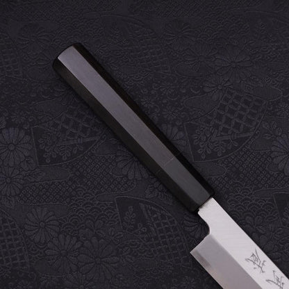 Yanagi Kiritsuke Blue Steel #2 Kasumi Buffalo Ebony Handle 240mm