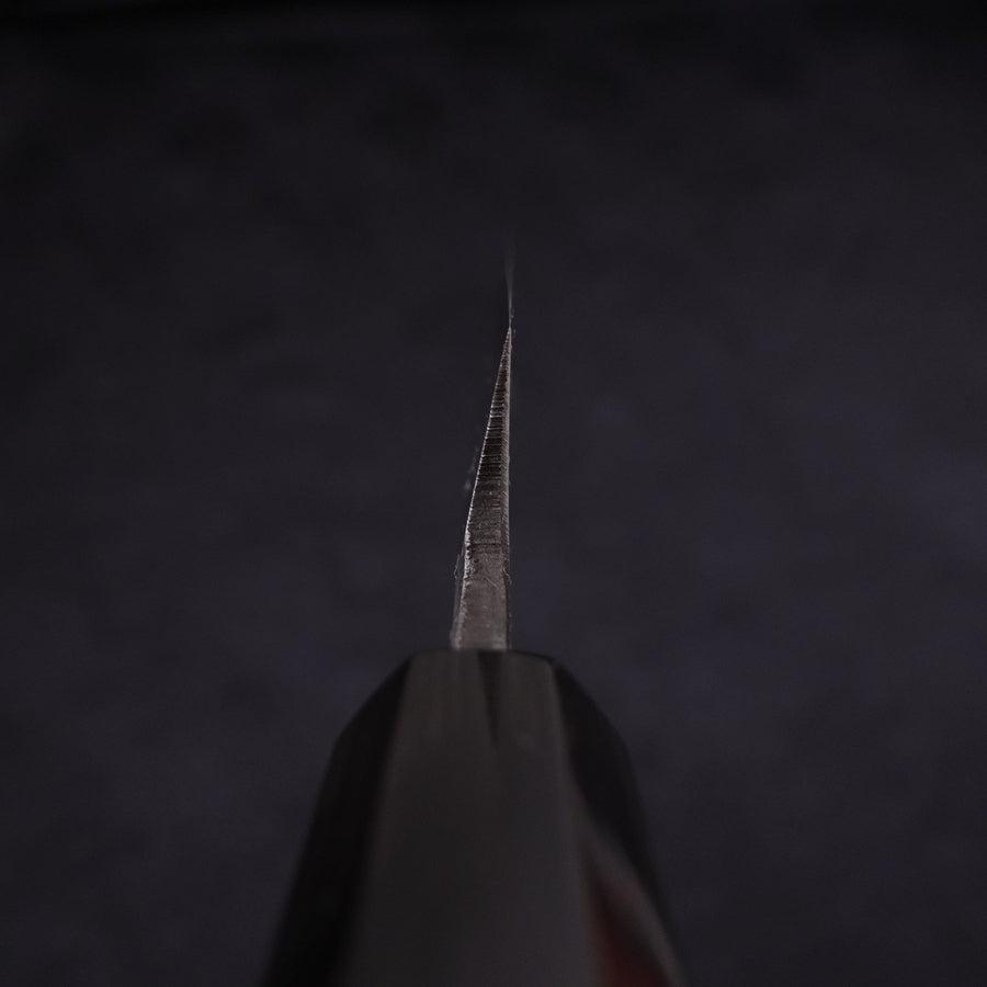 Yanagi Kiritsuke Blue Steel #2 Kasumi Buffalo Ebony Handle 300mm