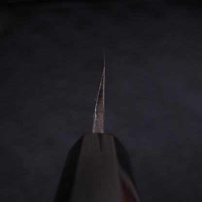 Yanagi Kiritsuke Blue Steel #2 Kasumi Buffalo Ebony Handle 300mm