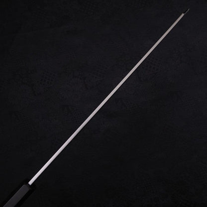 Yanagi Kiritsuke Blue Steel #2 Kasumi Buffalo Ebony Handle 300mm