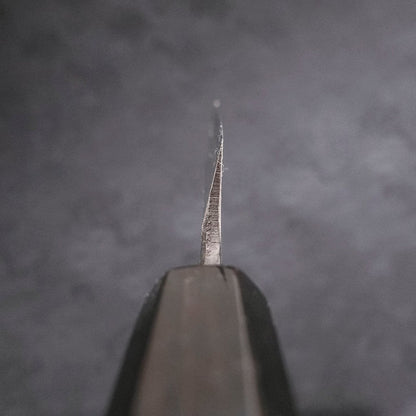 Yanagi Kiritsuke Blue Steel #2 Kurouchi Buffalo Ebony Handle 240mm