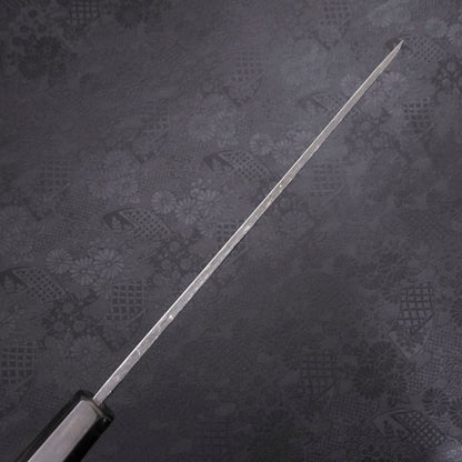 Yanagi Kiritsuke Blue Steel #2 Kurouchi Buffalo Ebony Handle 240mm