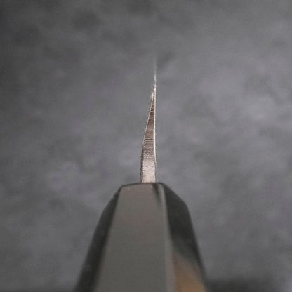 Yanagi Kiritsuke Blue Steel #2 Kurouchi Buffalo Ebony Handle 300mm