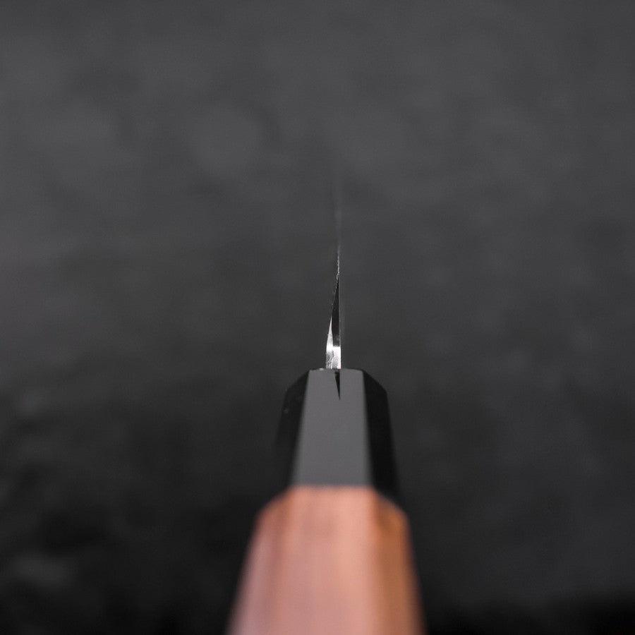 Yanagi Kiritsuke Silver Steel #3 Damascus Mirror Buffalo Walnut Handle 270mm