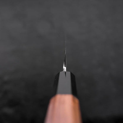 Yanagi Kiritsuke Silver Steel #3 Damascus Mirror Buffalo Walnut Handle 270mm