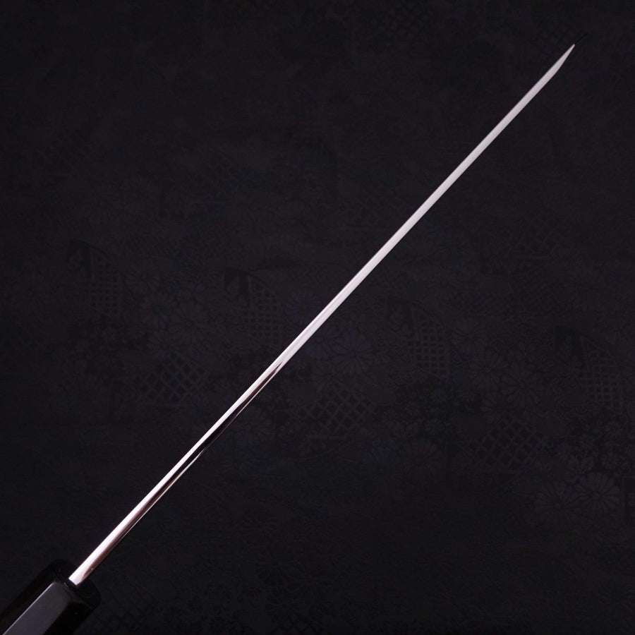 Yanagi Kiritsuke Silver Steel #3 Honyaki Mirror Buffalo Ebony Handle 270mm