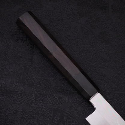 Yanagi Kiritsuke Silver Steel #3 Honyaki Mirror Buffalo Ebony Handle 270mm