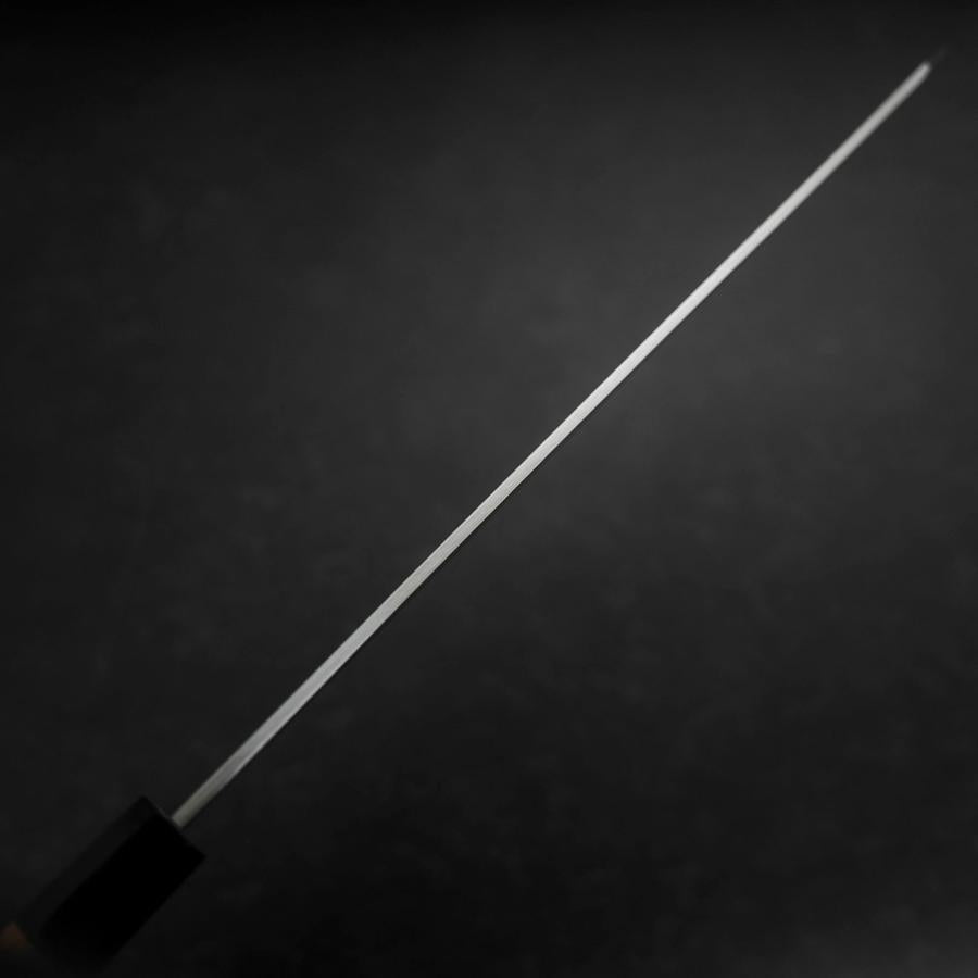 Yanagi Kiritsuke Silver Steel #3 Kasumi Buffalo Teak Handle 300mm