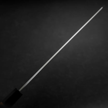 Yanagi Kiritsuke Silver Steel #3 Kasumi Buffalo Teak Handle 300mm