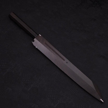 Yanagi Kiritsuke Silver Steel #3 Mirror Buffalo Ebony Handle 270mm