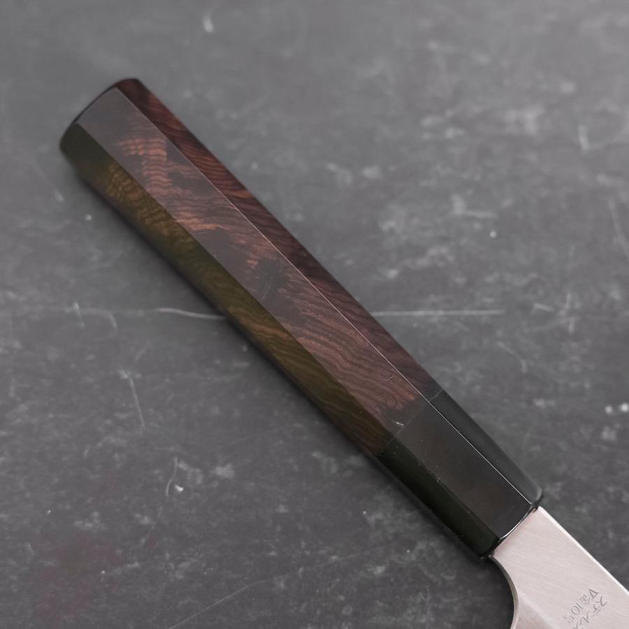 Yanagi Kiritsuke VG-10 Kasumi Buffalo Ebony Handle 250mm