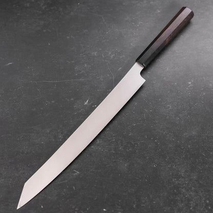 Yanagi Kiritsuke VG-10 Mirror Buffalo Ebony Handle 300mm