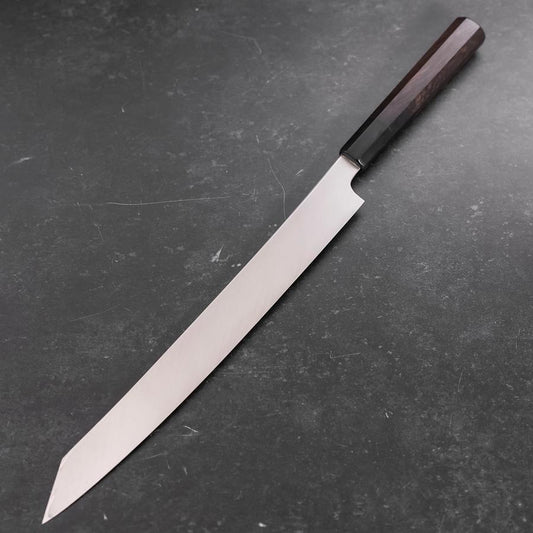 Yanagi Kiritsuke VG-10 Mirror Buffalo Ebony Handle 300mm
