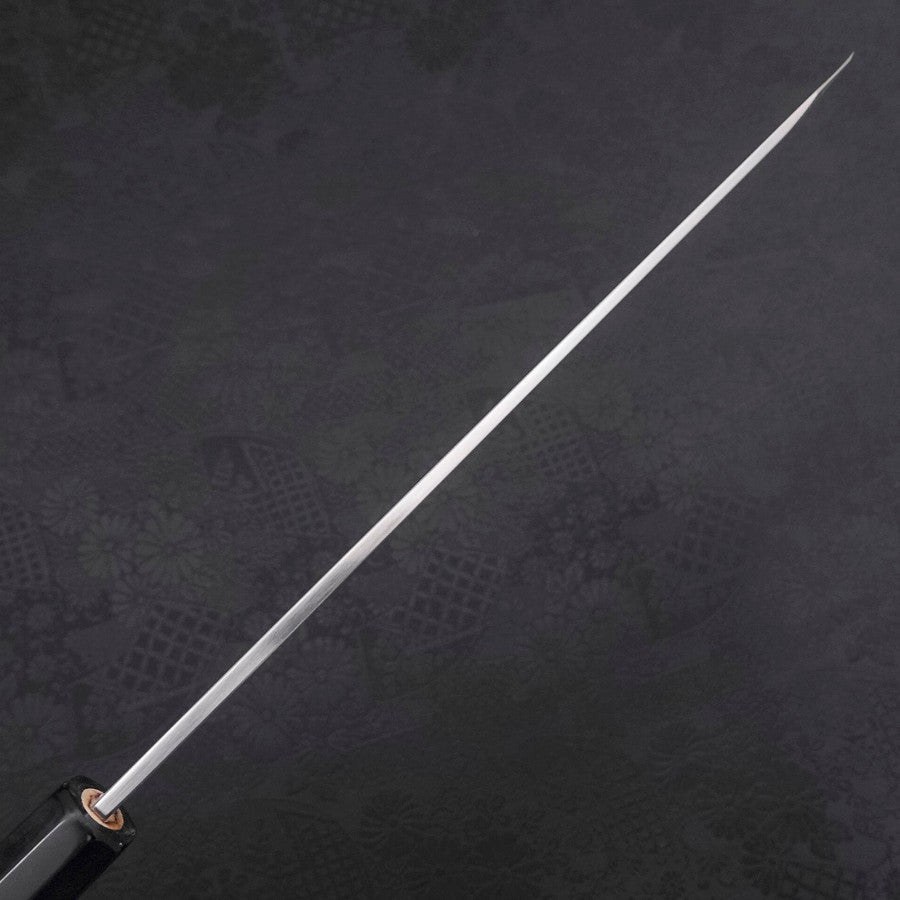 Yanagi Kiritsuke White Steel #2 Kasumi Buffalo Magnolia Handle 240mm