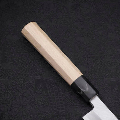 Yanagi Kiritsuke White Steel #2 Kasumi Buffalo Magnolia Handle 240mm