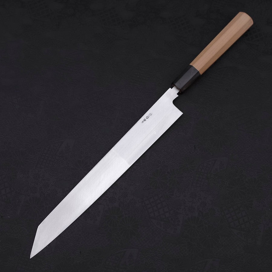 Yanagi-Kiritsuke White Steel #2 Kasumi Buffalo Magnolia Handle 270mm