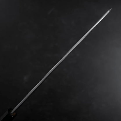 Yanagi Kiritsuke White Steel #2 Kasumi Buffalo Teak Handle 270mm