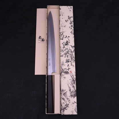 Yanagiba AUS-10 Polished Ebony Handle 300mm