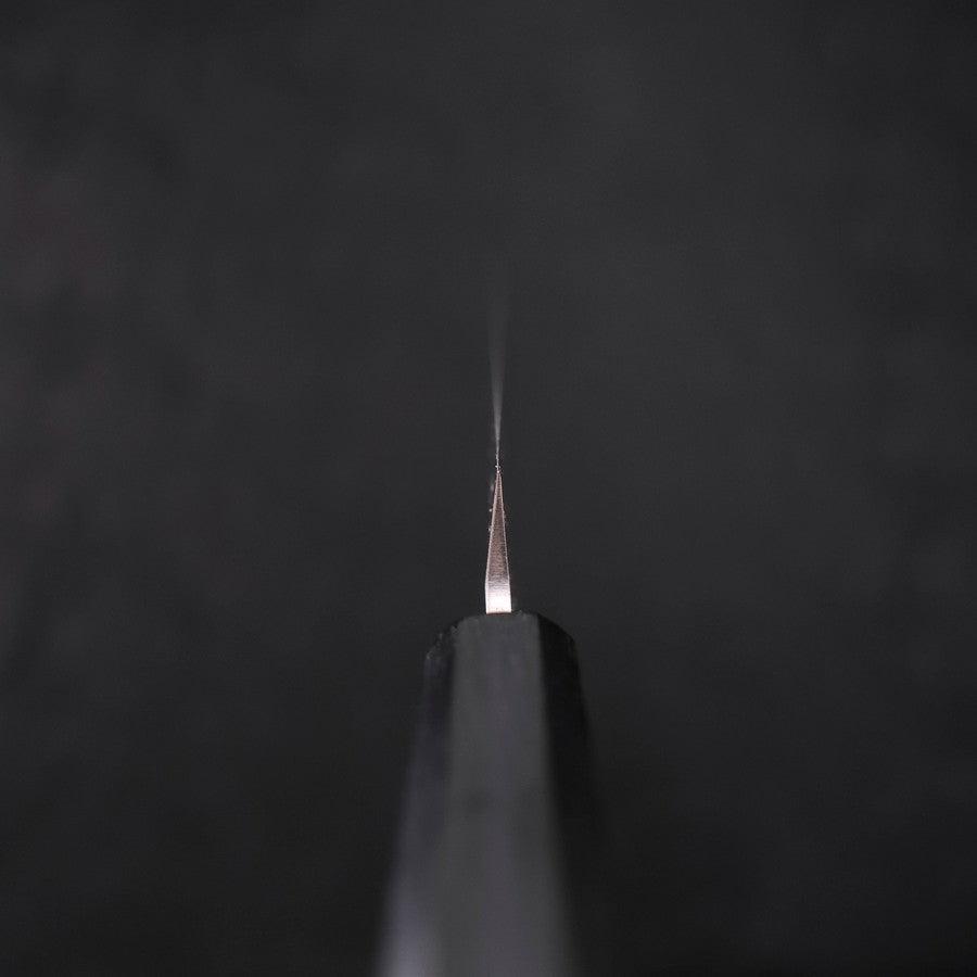 Yanagiba AUS-8 Polished Dark Blue Urushi Handle 210mm