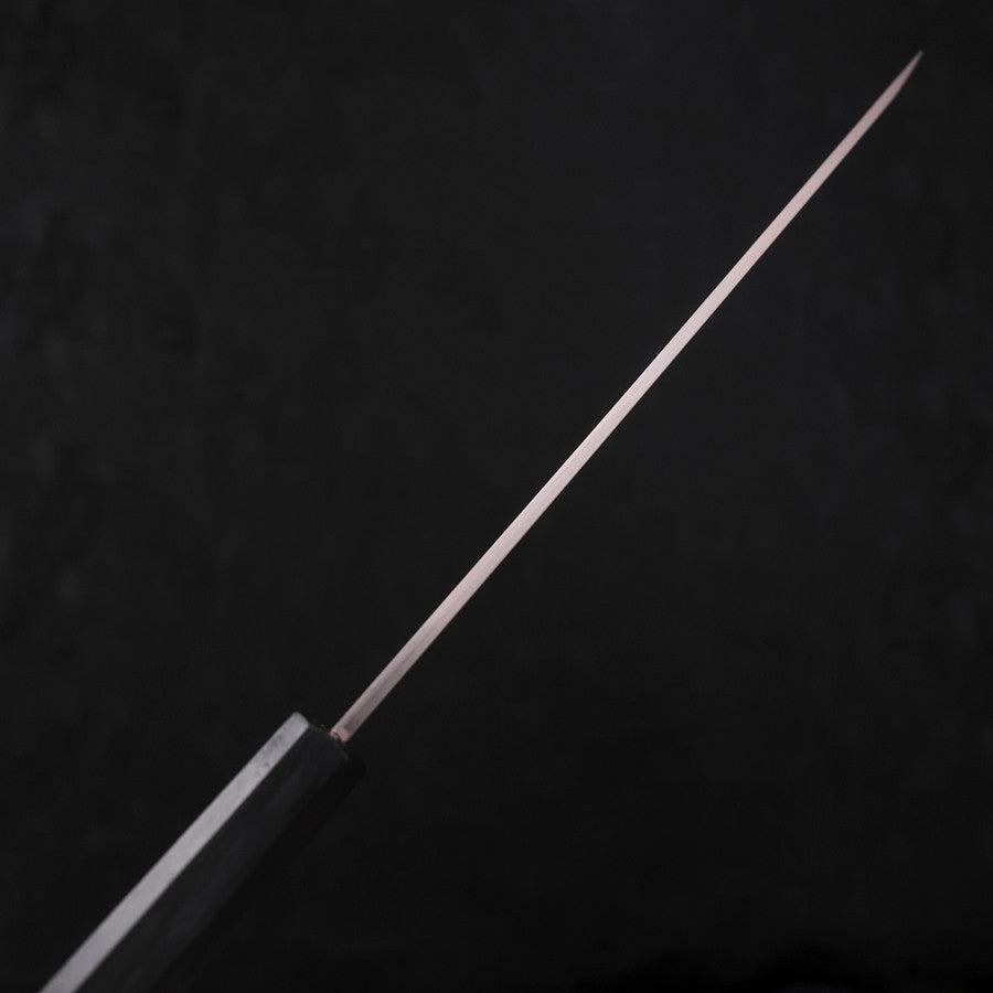 Yanagiba AUS-8 Polished Dark Blue Urushi Handle 210mm