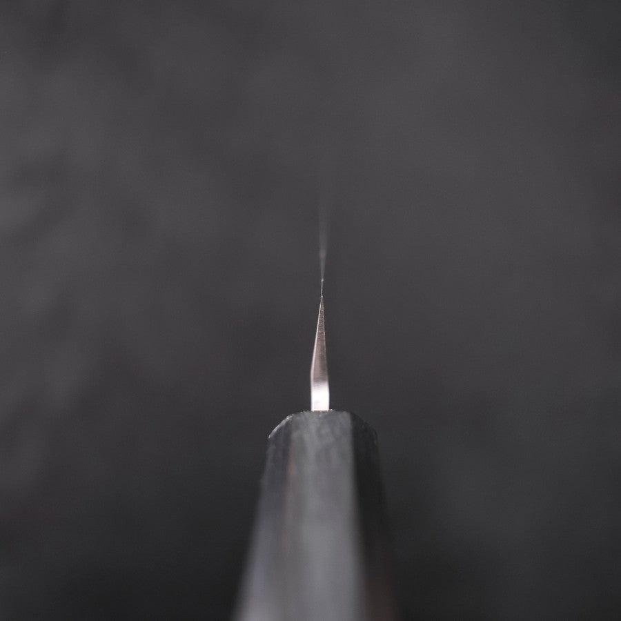 Yanagiba AUS-8 Polished Dark Blue Urushi Handle 240mm