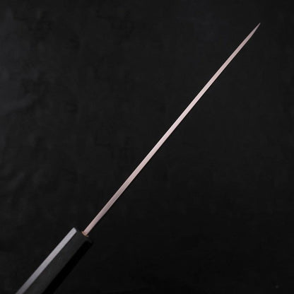 Yanagiba AUS-8 Polished Dark Blue Urushi Handle 240mm