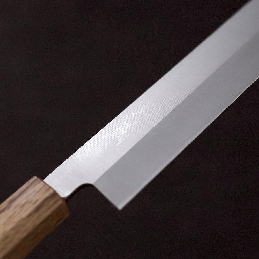 Yanagiba AUS-8 Polished Oak Handle 300mm