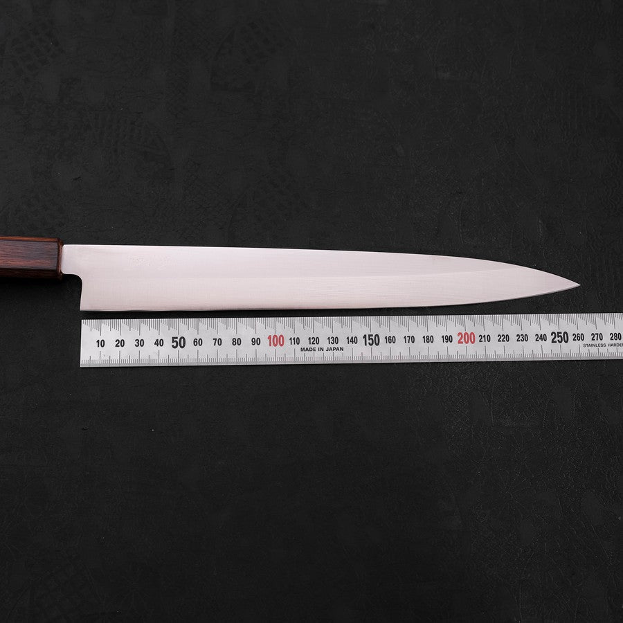 Yanagiba AUS-8 Polished Sumi Urushi Handle 270mm
