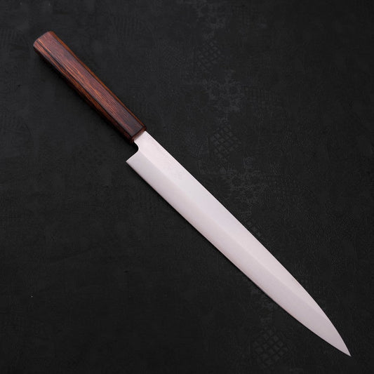 Yanagiba AUS-8 Polished Sumi Urushi Handle 270mm