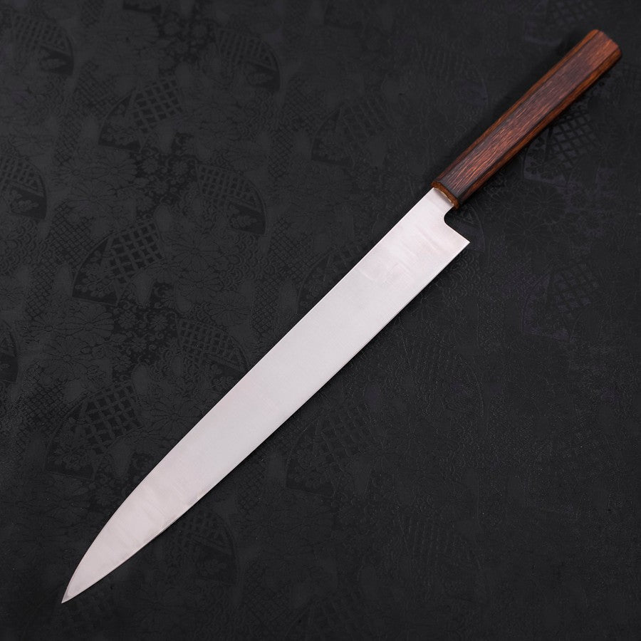 Yanagiba AUS-8 Polished Sumi Urushi Handle 300mm