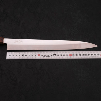 Yanagiba AUS-8 Polished Sumi Urushi Handle 300mm