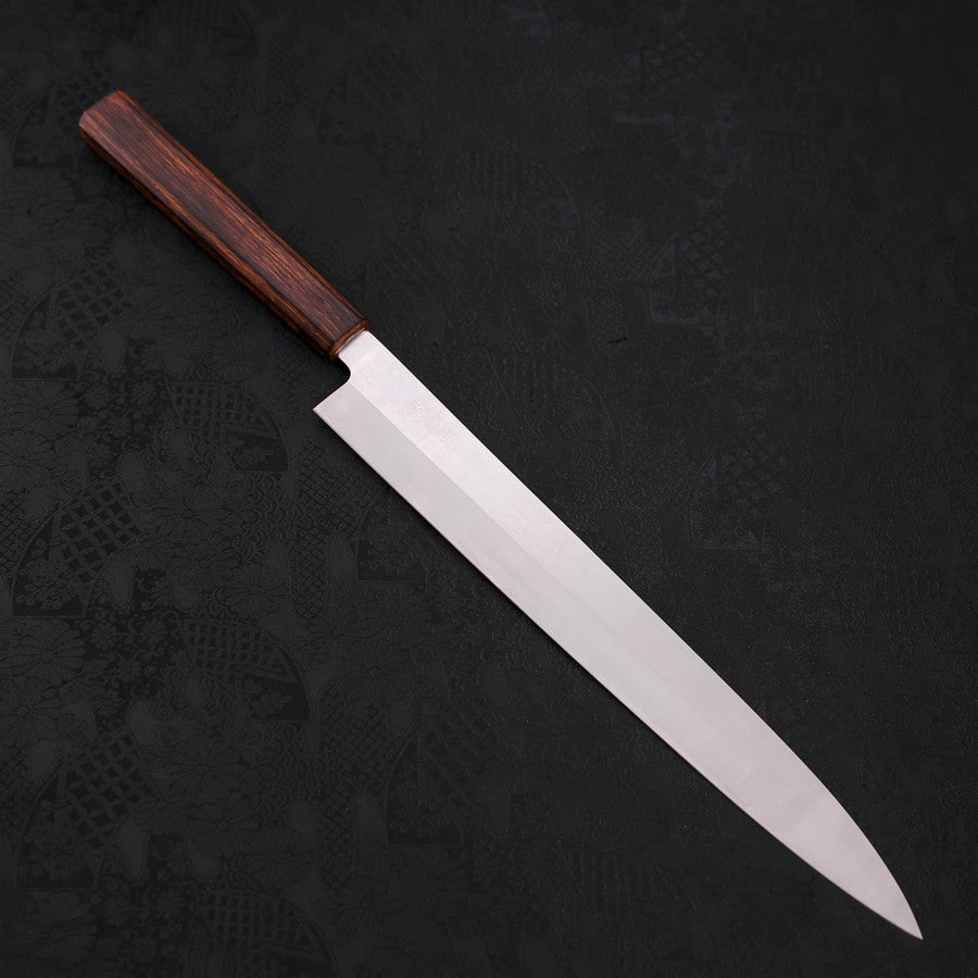 Yanagiba AUS-8 Polished Sumi Urushi Handle 300mm