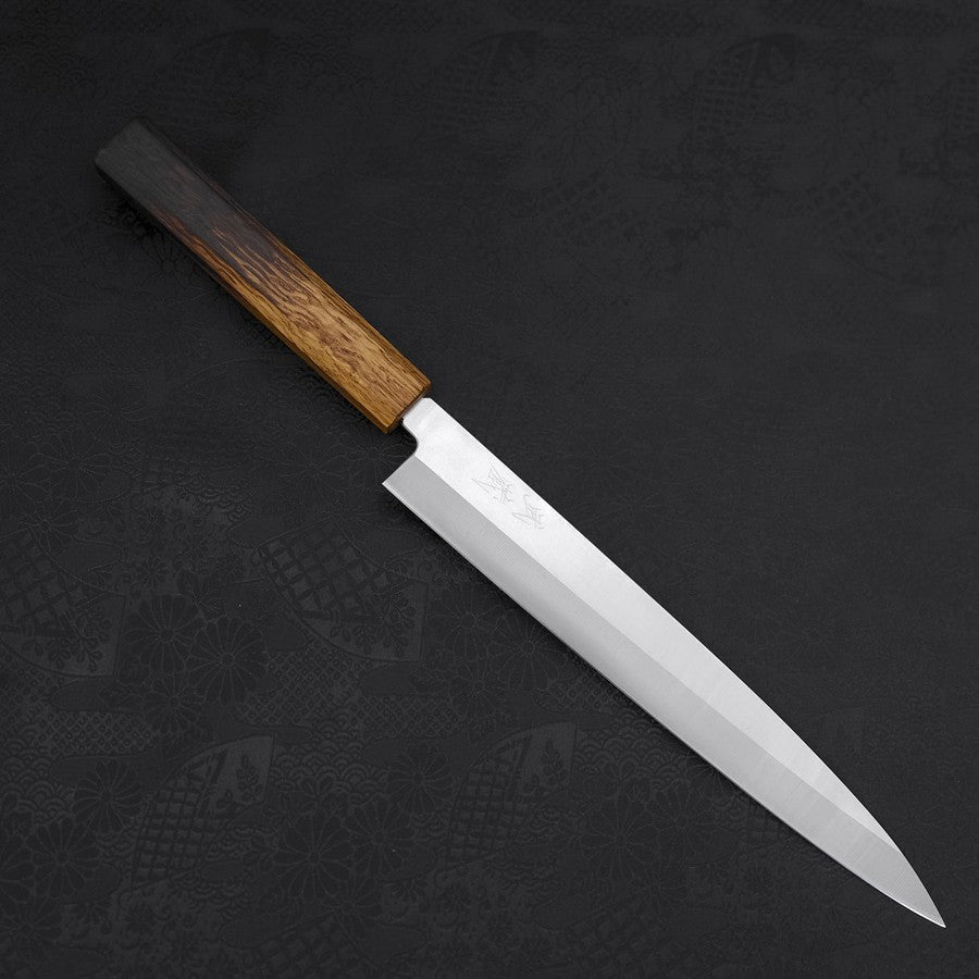 Yanagiba AUS-8 Polished Yaki Urushi Handle 240mm