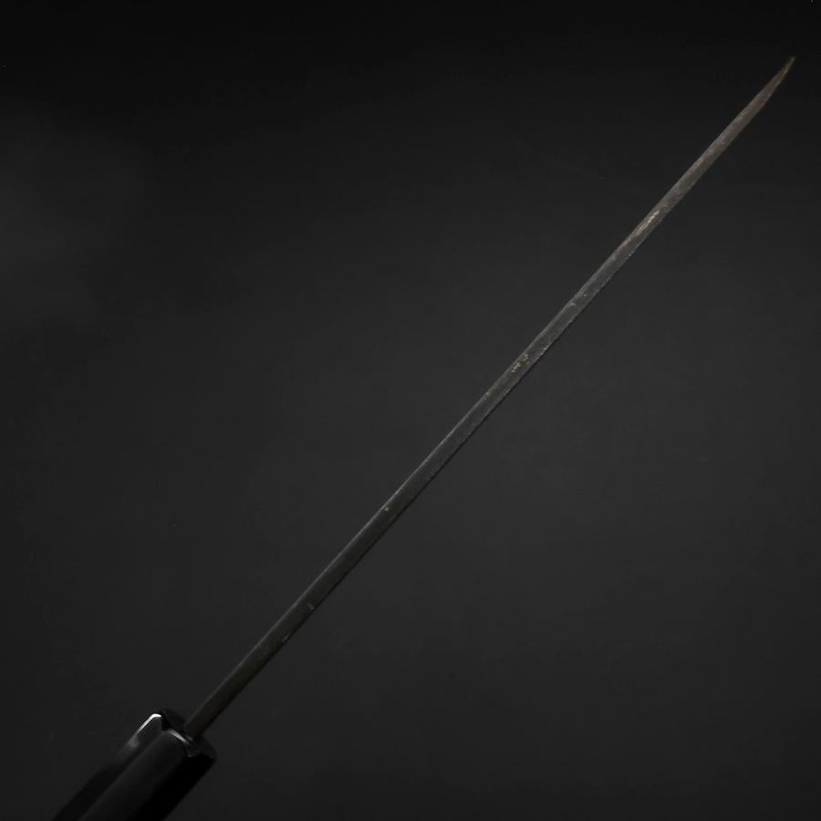 Yanagiba Blue Steel #2 Kurouchi Buffalo Ebony Handle 210mm