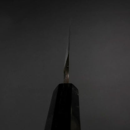 Yanagiba Blue Steel #2 Kurouchi Buffalo Ebony Handle 240mm